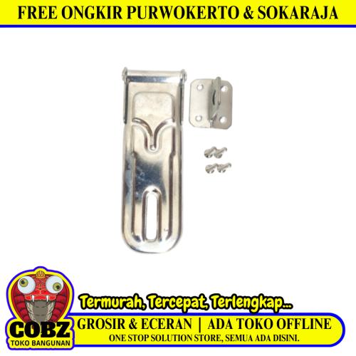 6 IN / KZK Overpal Tempat Gembok Cantel Kunci Pintu