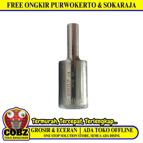 20 MM / JG Mata Coring Diamond Core Pelubang Keramik Granit Kaca