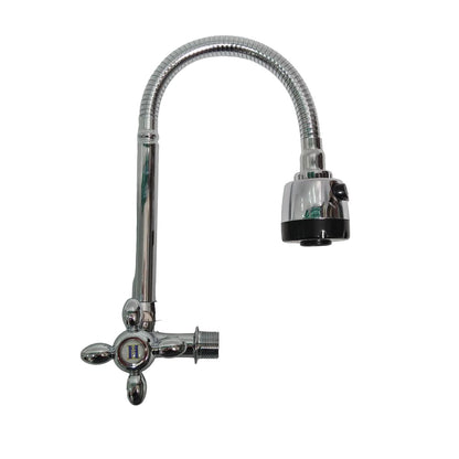 1/2 IN / HOM HBABI02 Kran Angsa Fleksibel Sink BCP Tembok Stainless