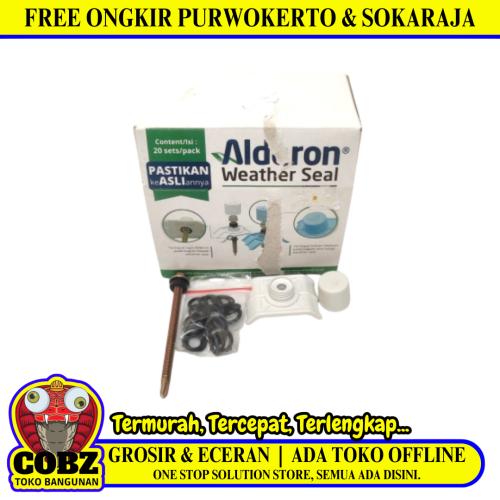 #12 x 70 MM / ALDERON  Sekrup Roofing Atap U PVC White Doff Set