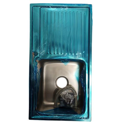 82 CM X 44 CM X 18 CM / SKYNERO Bak Cuci Piring Washbak 1 Lubang + Acc Set