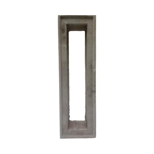 15 CM x 50 CM / BL Profil Rooster Lubang Angin Semen Abu 1 Sisi Biji