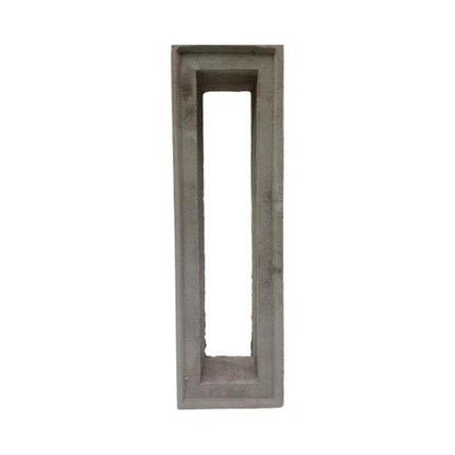 15 CM x 50 CM / BL Profil Rooster Lubang Angin Semen Abu 1 Sisi Biji