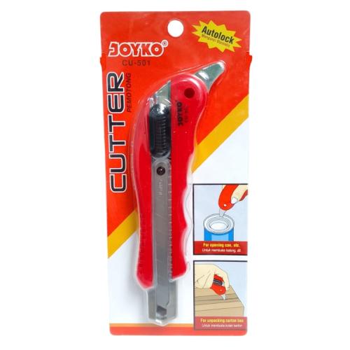 JOYKO CU-501 Pisau Cutter Pemotong Kertas Utility Heavy Duty Blade Besar