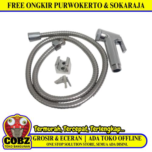 1/2 IN x 120 CM / COBZ 01 Jet Shower Cebok Toilet Stainless Set