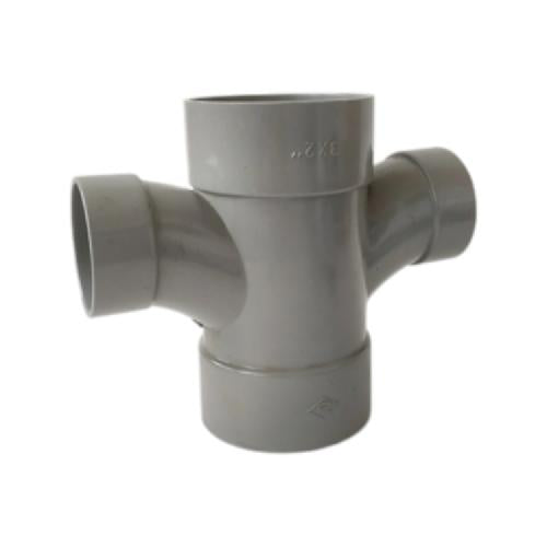 3 IN x 2 IN / RUCIKA D-WLT Tee Large Radius Double Fitting Pipa PVC