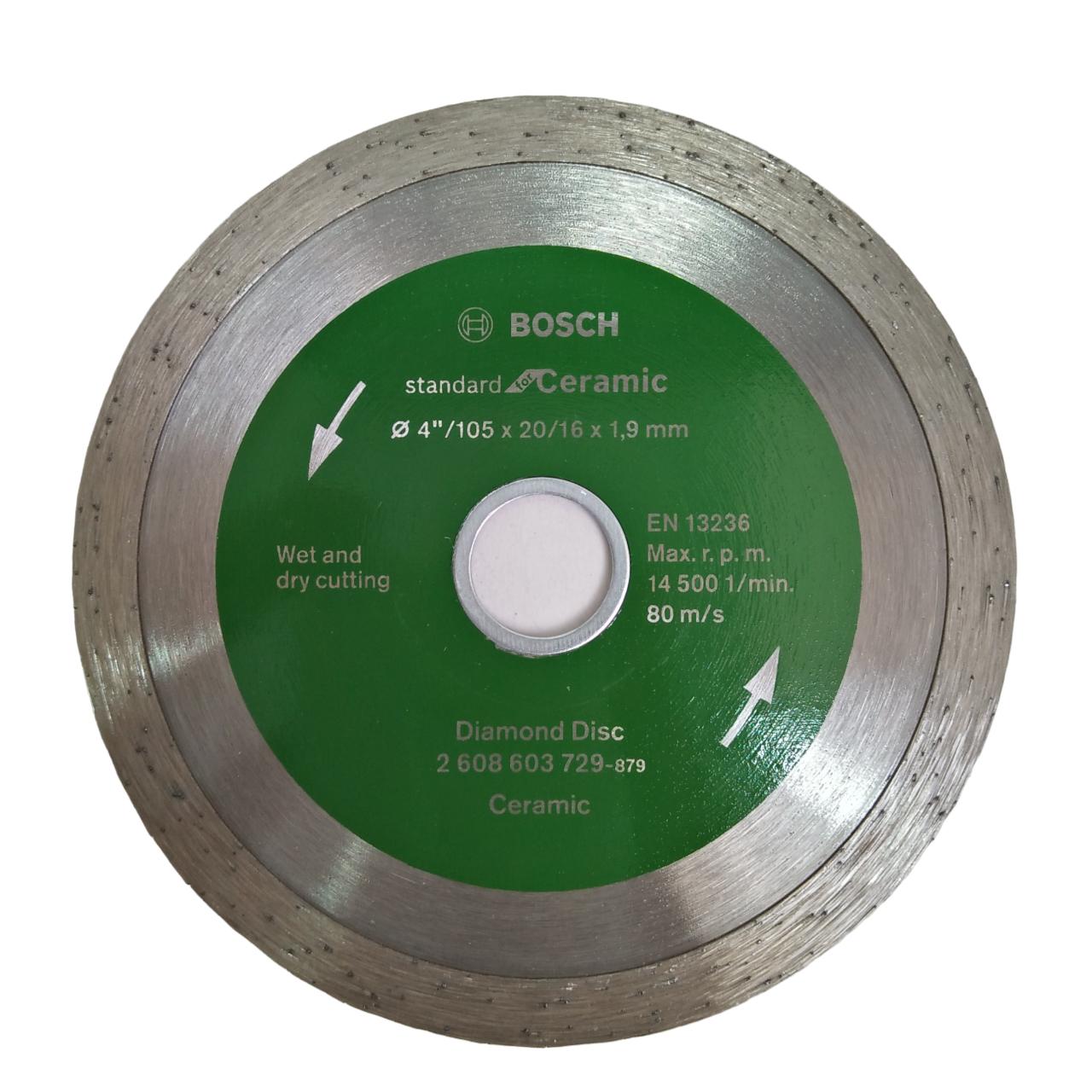 4 IN / BOSCH Wet Mata Gerinda Potong Keramik Diamond Cutting Wheel