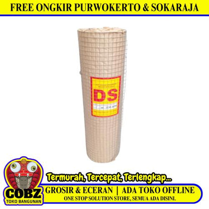 1IN x 1IN x 100CM x 25M /DS Kawat Ram Loket Ayakan Pasir Galvanis Roll