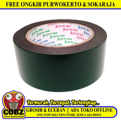 48 MM / GOAL Isolasi Bolak Balik Busa Double Foam Tape Hijau Pcs