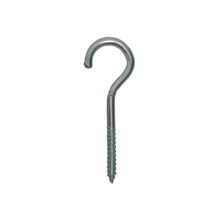 NO 8 / TM Sekrup Hak Buka Cantel Kandang Burung Figura Silver Biji