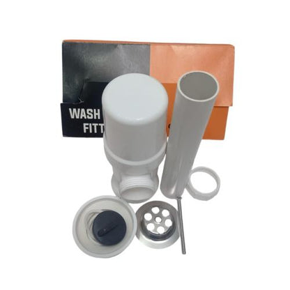 1 1/4 IN / CAB Sifon Botol Saringan Pipa Wastafel Plastik PVC Set