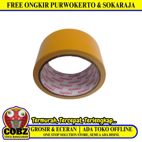 48 MM / BORNEO Isolasi Selotip Lakban Stationary Tape Kuning