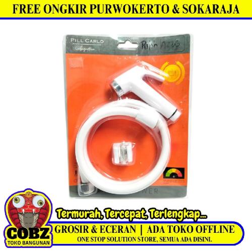 1/2 IN x 120 CM / PILL CARLO A226 Jet Shower Cebok Toilet Plastik PVC Set