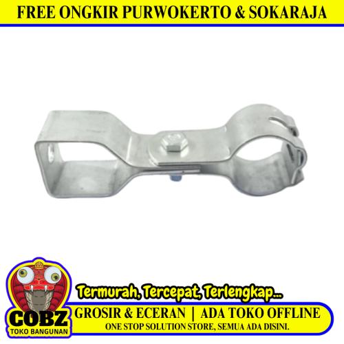 3/4 IN / TM Klem Pipa Gantung Hanger Clamp Galvanis Tebal