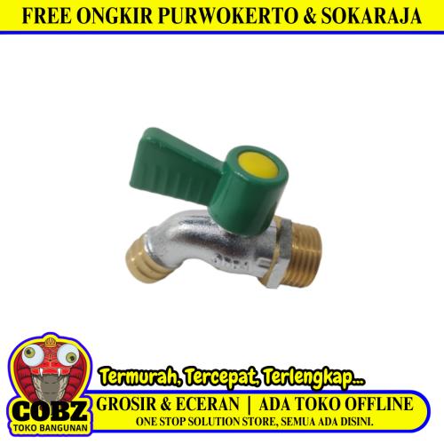 1/2 IN / ONDA Kran Air Tembok Taman Bola Ball Valve Stainless