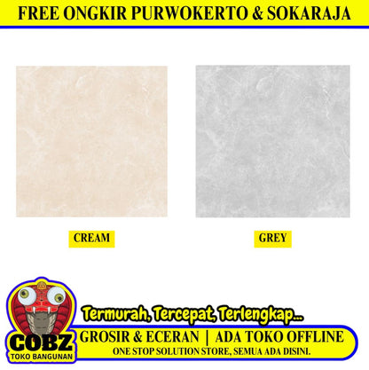 50 CM x 50 CM / ASIA TILE FLORIDA Keramik Lantai Rumah Glossy Dus