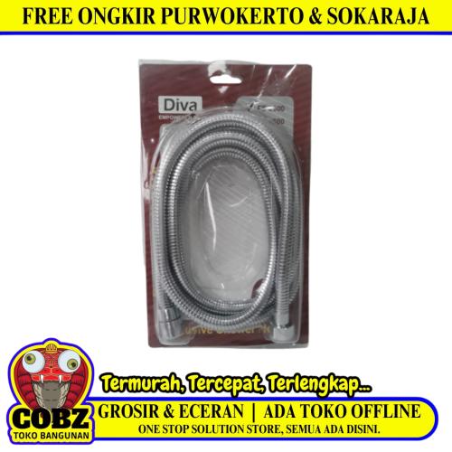 200 CM / DIVA FS-2000 Selang Jet Shower Cebok Mandi Hose Stainless