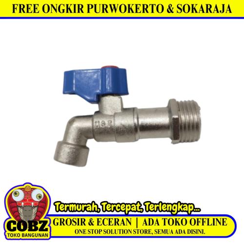 1/2 IN / HSJ Kran Air Tembok Taman Bola Ball Valve Stainless