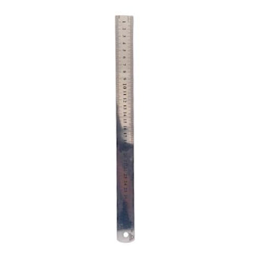30 CM / COBZ Penggaris Mistar Alat Ukur Panjang Ruler Plat Besi