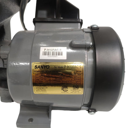 SANYO PH 137AC-S Pompa Air Sumur Dangkal Semi Jet Pump Otomatis Set