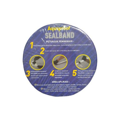 50 MM X 10 M / SEALBAND Tambal Seng Aluminium Flinkote Anti Bocor Roll