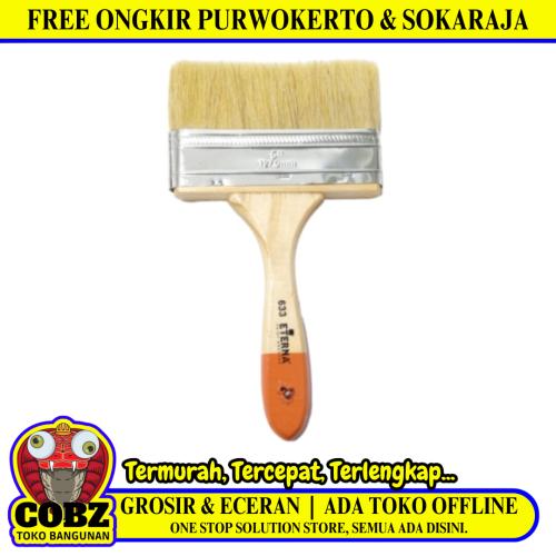 5 IN / ETERNA 633 Kuas Cat Tembok Kayu Besi Air Acyrlic Paint Brush