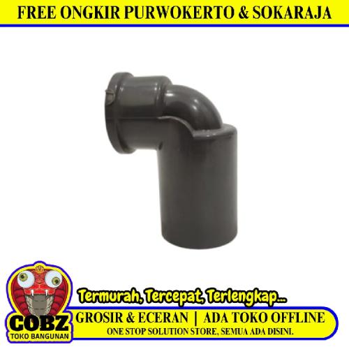 1/2 IN x 3/4 IN / RUCIKA AW Knee Keni L Drat Dalam Faucet Elbow PVC