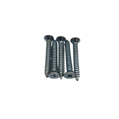 #10 X 1 1/2 IN / TM Sekrup FH Kepala Rata Plus Putih Biji