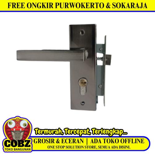 EIFFEL 703 BN / NB Handle Door Lock Tarikan Handle Kunci Pintu Kecil Set