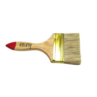 4 IN / LEON 833 Kuas Cat Tembok Kayu Besi Air Acrylic Paint Brush