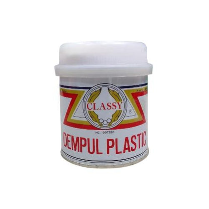 1/4 KG / CLASSY Dempul Tambal Lubang Plastik Kayu Besi Mobil Kaleng