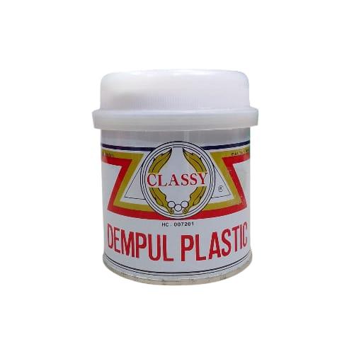1/4 KG / CLASSY Dempul Tambal Lubang Plastik Kayu Besi Mobil Kaleng