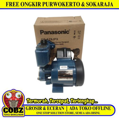PANASONIC GP-129JPX Pompa Air Sumur Dangkal Semi Jet Pump Non Otomatis Set