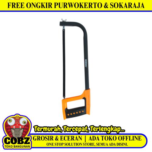 12 IN / KODAI Gergaji Gendewa Gorok Potong Besi Logam Gagang Fiber