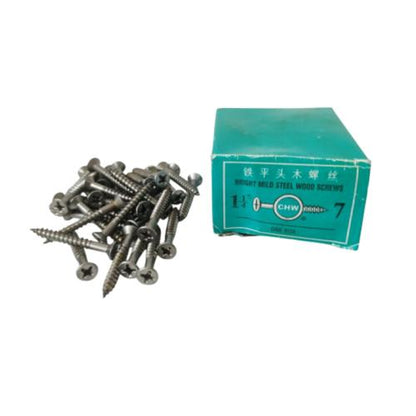 1 1/4 IN / CHW Sekrup Baut Kayu Kepala Rata Plus Wood Screw Dus