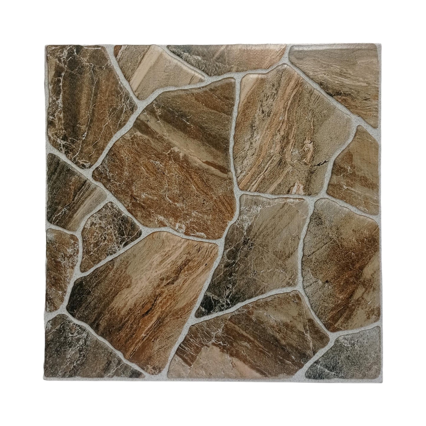 50 CM x 50 CM / UNO KILIMANJARO Keramik Lantai Teras Garasi Matte Brown Dus