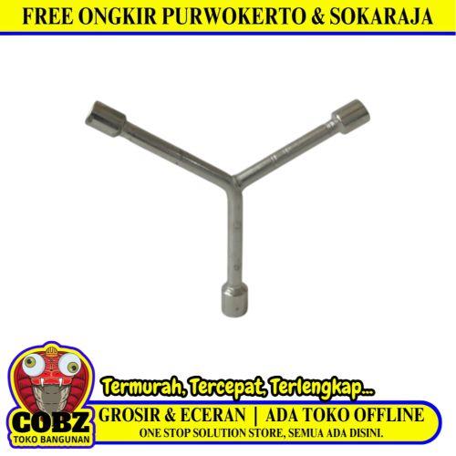10 MM x 11 MM x 13 MM / VENUS Kunci Sok Shock Socket Y Wrench 3 Cabang
