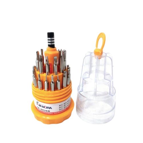 FUJIMURA Obeng Reparasi Jam HP Komputer Kacamata 31 Pcs Set