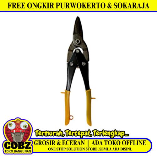 10 IN / BLITZ 11792 Gunting Hollow Baja Ringan Seng Aviation Snip Scissors