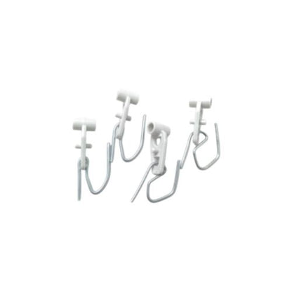 TM Biji Roda T Gorden + Kawat Cantel Kait Model S Putih Set