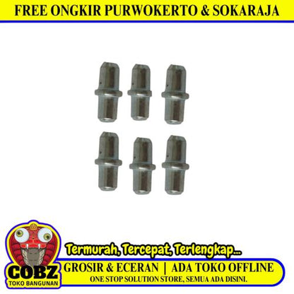 TM 01 Ambalan Duplo Penahan Papan Lemari Furniture Besi Kecil Biji