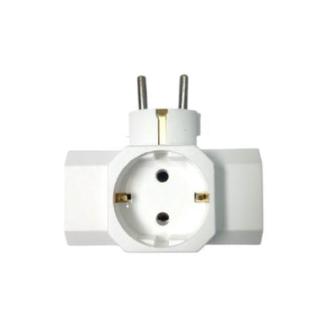 3 LUBANG / T ARDE BROCO Steker Stop Kontak Colokan Serbaguna 3 in 1