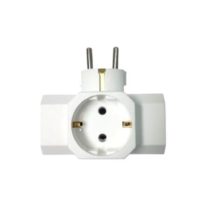 3 LUBANG / T ARDE BROCO Steker Stop Kontak Colokan Serbaguna 3 in 1