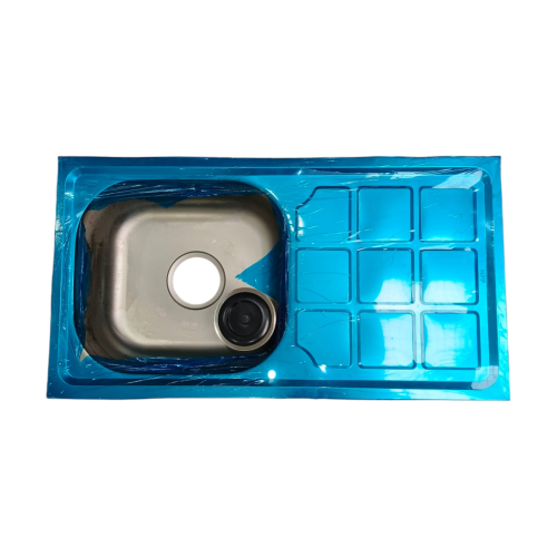 75 CM x 40 CM x 11 CM / HPP Bak Cuci Piring Washbak 1 Lubang + Acc Set