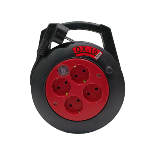 6 M / DEXTA DX-10 Kabel Roll Stop Kontak Colokan Full Tembaga Standar