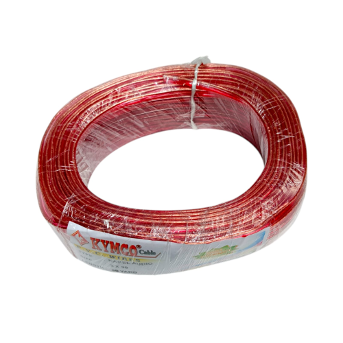 2 INTI x 30 MM x 45 M / KYMCO Serabut Kabel Audio Tembaga SNI Merah Roll