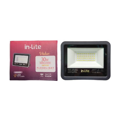 30 WATT / IN-LITE VALUE Lampu Kap Sorot Tembak Jalan Flood Light Putih