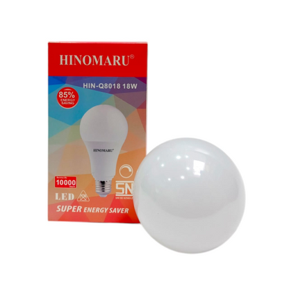 18 WATT / HINOMARU HIN-Q8018 LED Lampu Bohlam Bulb Moto Putih