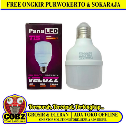 15 WATT / PANALED VELOZZ LED Lampu Bohlam Bulb Moto Putih