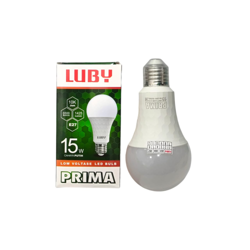 15 WATT / LUBY PRIMA LED Lampu Bohlam Bulb Moto Putih